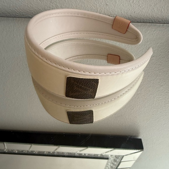 Accessories - Brand new upcycled Louis Vuitton Elegant Cream Headband